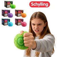 Schylling Smiley Face Fuzz Ball & Jellyfish Blind Box Fidget Toy Stress Relief for Office Home Kids and Adults