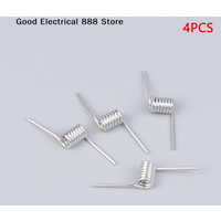 4PCS Metal Large Hair Jaw Clips Special Accessories Steel Torsion Spring Special Torsion Spring V-spring For Hairpin Spring Clip