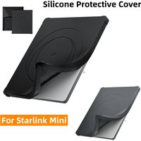 Silicone Protective Cover Hexagonal Heat Dissipation For Starlink Mini Accessories Shock-Absorbing Dustproof Waterproof Cover