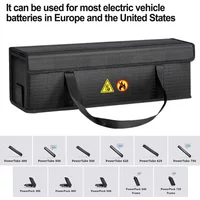 1PC Bicycle Battery Storage Bag Fire Resistant ExplosionProof Safety Storage Bags For E-Bike Battery-Lithium Ebike Battery Bag