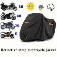 Universal Bicycle Motorcycle Cover Waterproof Dustproof Sun Protection Weather Resistant Full Vehicle Cover for Outdoor Use