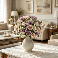 Artificial Silk Peony Flowers Wedding Party Home Room Table Holiday Decor Bridal Bouquets Outdoor Yard Accessory DIY Decor Gifts