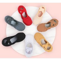 Women Ballet Shoes Girls Professional Ballet Slippers Split Sole Dance Shoes Adult Modern Dance Training Shoes Yoga Indoor Shoes