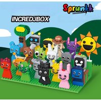 Zestaw konstrukcyjny Sprunki Toys 20 w 1 kompatybilny z 926 elementami figur Sprunki, klocki do budowania dla fanów, dzieci i dorosłych