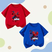 Summer Boys Casual T Shirts Fashion Printed Children's Short Sleeve Tops Kids Breathable Comfy Outdoor Tee Black Pink White
