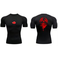 Anime Men's Compression Shirt Fitness Sport Running Tight Gym TShirts Athletic Workout Quick Dry Tops Tee Summer top S-3XL