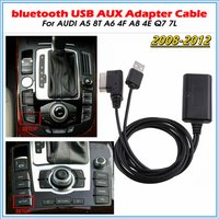 AMI MMI 2G/5.0 Wireless Bluetooth Car Adapter USB AUX Receiver Music Interface Cable for Audi A4L/A5/A6L/A7/A8L/Q5/Q7 2008-2012
