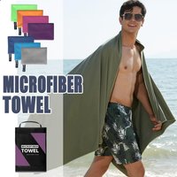 1pc Carrying Square Zipper Pocket Outdoor Sports Super Absorbent Soft Quick Drying Towel, Travel Towel can be used for travel