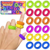 New Product Fidget Toys Silicone Sensory Rings for Kids Stress Relief Silicone Sensory Rings