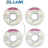 ELIJAH Dental NiTi Orthodontic Spring Orthodontic Open Coil Spring Orthodontic Materials 0.008 0.010 0.012 0.014 Dentistry Tools