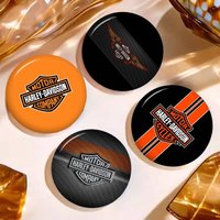 Motorcycle H-Harley D-Davidson 32/44/58MM Customizable Button Pins Cute Funny Creative Badge Jewelry Decor Gifts For Friends