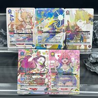 1PCS/5PCS Anime Collection Card Union Arena Card Japanese Version Game Bleach Ichigo Kurosaki SR Star Gauze Flash Card Gifts