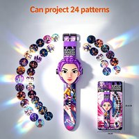 2026 New Anime 24 Pattern 3D Projection Wrist Watch High End Projector Toy Daily Play Birthday Gift