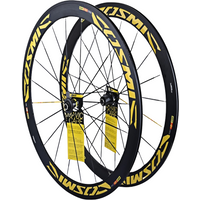 AliExpress NONE Road Bike Wheels Superlight 700 C40/50mm Aluminum Alloy Clincher Rim Thru Axle Center Lock Disc Brake Elite Bicycle Wheelset