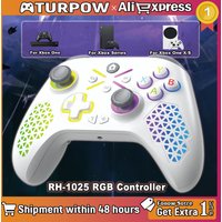 Turpow RGB Gamepad For Xbox One Controller,Xbox Seris S/X Dual Vibra 6Axis Gyroscope Wireless Game Xbox Console