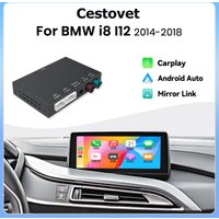 Moduł Junsun Wireless CarPlay Android Auto do BMW i8 i12 1 2 3 4 5 6 7 Series X1 X3 X4 X5 F20 F21 F30 F31 F34 F10 F48 F25 F26 F15 F10 E84 E60 E90 Mini NBT CIC CCC EVO System Mirror Link Module