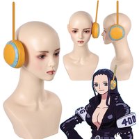 Anime Pirate Nico Robin Clothing Accessories Earmuff Hallowma Party Carnival Role Play Prop Outfits Accessories