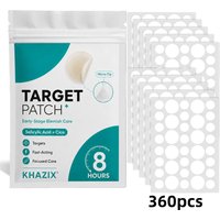 Round Acne Patches, 360 Pieces. Full Coverage Invisible Round Pimple Stickers, Effectively Cover Blemishes and Acne Marks.