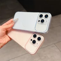 Transparent Candy Color Matte TPU Phone Cases For Apple iPhone 17 Air 16 15 14 Plus 13 12 11 Pro Max Shockproof Soft Back Cover