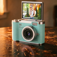 48MP Student Digital Camera with 8X Zoom 180° Flip Screen Portable Photography Camera for Selfies And Travel