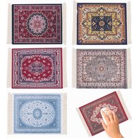 Persian Carpet Style Mouse Pad Vintage Coaster Bohemian Rug Desk Pad Mousepad Mouse Mat Table Decorfor Office Home