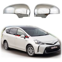 Car Chrome Rearview Accessories Plated 2010 2012 2014 2015 For Toyota Prius GS XW30 30 Carbon Door Mirror Cover Trim Paste Style
