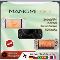 MANGMI AIR X Handheld Game Console with Qualcomm Snapdragon 662 5.5'' Touchscreen Android14 Fast Charging Active Cooling Fan RGB