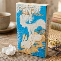 Think Oracle Deck 35 Hand-Painted Cards for Intuition & Emotional Resilience,Double-embossed Cardstock 12*7cm
