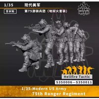 【MINIWAR】1/35 Resin soldier U.S model kits figure colorless and self-assembled (3D-6 soldiers full set) S350006-11