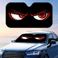 Cool Ninja Eyes Sun Visor Foldable Universal Car Windshield Sun Shade UV Protection Heat Insulation Foldable Cover