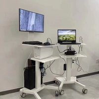 Medical Dental Scanner Cart Intraoral Scanner Trolley Cart With Bracket Tray Holder Mobile Cabinet Trolley