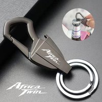 Customized LOGO Keychain Zinc Alloy Multifunction Car Play Keyring For Honda Africa Twin CRF1100/L CRF 1000/L Accessories