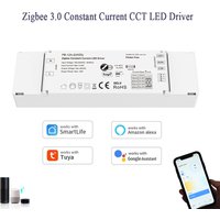 Zigbee 3.0 Constant Current CCT LED Driver Dimmable Power Supply TUYA APP Voice Smart Control For dual Color LED Lamp Lighting