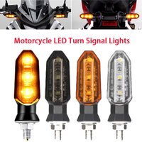 Motocyklowe kierunkowskazy LED 8mm Mini migające światło dla Honda CBR500R CBR650F CB500X CRF250L MSX125 12V Moto wskaźnik