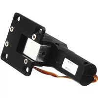 Electric Retract Landing Gear Retractable Metal Steering 90 Degree for 3KG RC Fix Wing Model Airplane