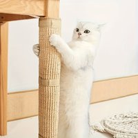 Cat Furniture Protector Design, Flexible Scratching Material with Straps - Anti-Scratch Furniture Guards Cat Claw Care Mat