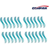 12pair Gemfan Mirco Props 40mm 2-Blade 1610-2 PC Propeller 1.5/1.0mm Hole for RC FPV Racing Freestyle Tinywhoop Drone 1102 Motor