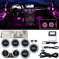 For Mercedes Benz W205 X253 W176 W117 W156 W213 W222 W206 E/S/A/C-Class GLC/A/CLA/GLA Led Turbine Nozzle Ambient Air Vent Lights