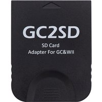 GC2SD-Kartenadapter für Micro-SD, Plug-and-Play, professioneller Speicherkartenadapter für GameCube, Wii, Spielkonsolen-Zubehör