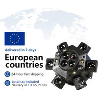 1-4 Stück/DMX 10X10W 6-Kopf Moving Head Beam Light RGB Stroboskoplicht DMX Bühnenlicht RGB Beam Light Rotierendes Disco-Party-Bar-Licht