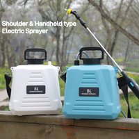 5/8L Shoulder Electric Pesticide Sprayer Pot with 3 Nozzle Garden Sprayer for Garden Watering Handheld Pesticide Sprayer 120Mins