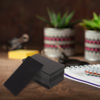 100Pcs Black Blank Cards Smooth Sturdy Paper Perfect for DIY Messages Artistic Designs Keepsakes Blank Greeting Cards Craft Card