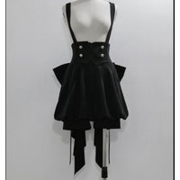 Gothic Subculture Japanese Lolita Y2k New 2 Pieces Set Women White Blouse+ Black Shorts Female Casual Retro Suit Korean Outfits