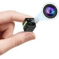 HD Mini Camera 1080P Portable Small Nanny Cam Indoor Covert Security Camera with Video Voice Recording for Home Office