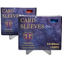 100PCS Japanese Size Card Sleeves 62×89mm Matte TCG Protective Covers 11 Colors Durable Sleeves for YGO Cards