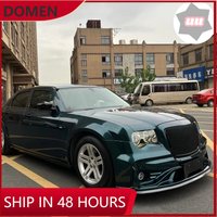 For Chrysler 300/300C 2005 2006 2007 2008 2009 2010 Black Front Bumper Air Intake Grille Body Water Tank Shield Modification Kit