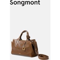 Songmont Yamashita Arimatsu Trail mini See Things Small Satchel Genderless Vegetable Tanned Tote Crossbody Boston Bag