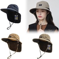 Fisherman Hats With Wide Brim Summer Outdoor Sun Protection Hats Waterproof Hiking Breathable Against Ultraviolet Rays Camping