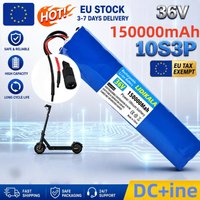36V 150Ah Wiederaufladbarer Lithium-Akku 18650 10S3P 800W Leistung Modifizierter 36V Elektroroller-Akku mit BMS, 2 Leitungen mit DC
