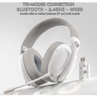 SMAILWOLF L80 Bluetooth wireless wired three-mode gaming headset laptop home lightweight headset with microphone Hi-Fi stereo